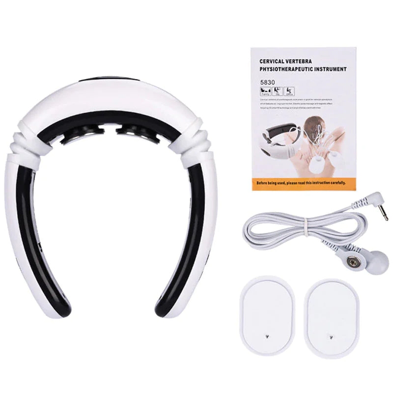 Electric Cervical Pulse Neck Massager Muscle Relax Massage Magnetic Therapy US